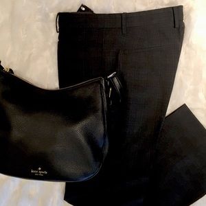 GAP Modern Boot Cut Blk/Grey Pants, Size 8R.